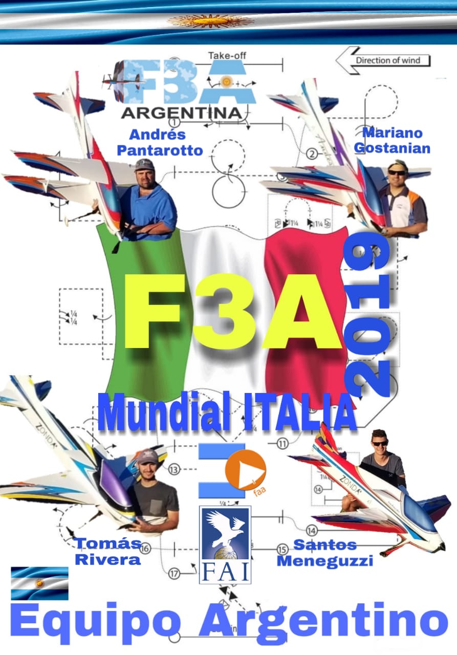Resultado Final Ranking F3A 2017/18 para Mundial 2019 Italia.