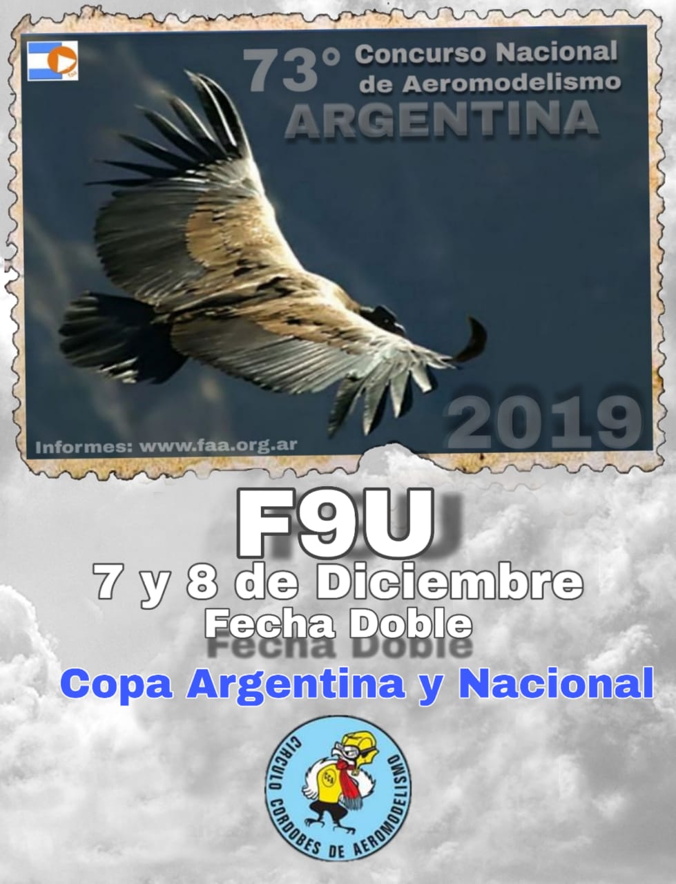 73° Concurso Nacional de Aeromodelismo F9U FAI – Drones Racing – CCA – Juarez Celman – Córdoba 7 y 8/12/19
