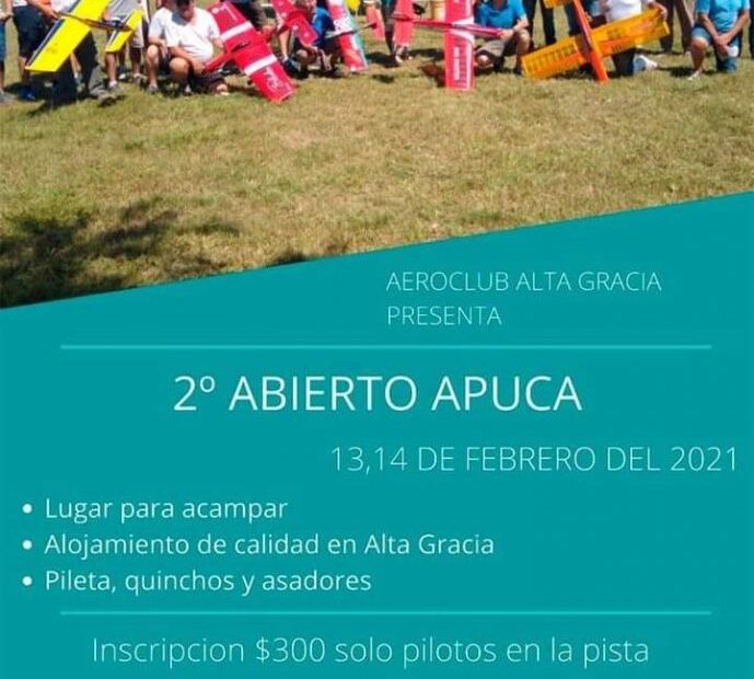 Aeroclub Alta Gracia invita al 2° Abierto APUCA – U-Control