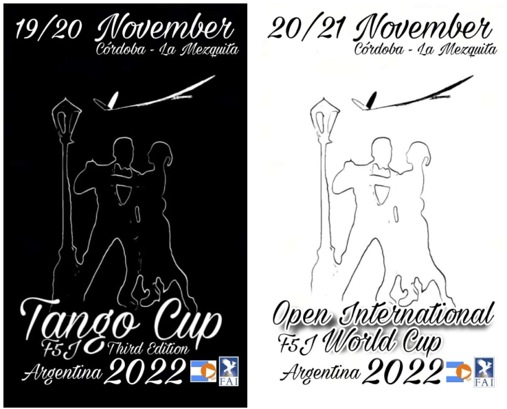 RELANZAMIENTO – F5J COPA TANGO World Cup – 19 y 20/11/2022 y F5J ARGENTINA OPEN INTERNACIONAL World Cup – 20 y 21/11/2022 – La Mezquita – Córdoba