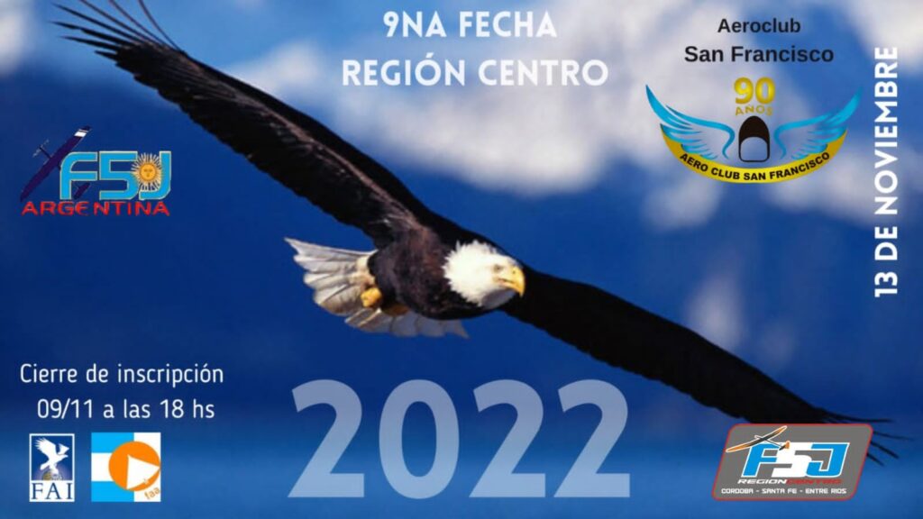 FINAL Campeonato Región Centro de F5J FAI 2022 – Aeroclub San Francisco – Córdoba – 27/11/2022 – REPROGRAMADA