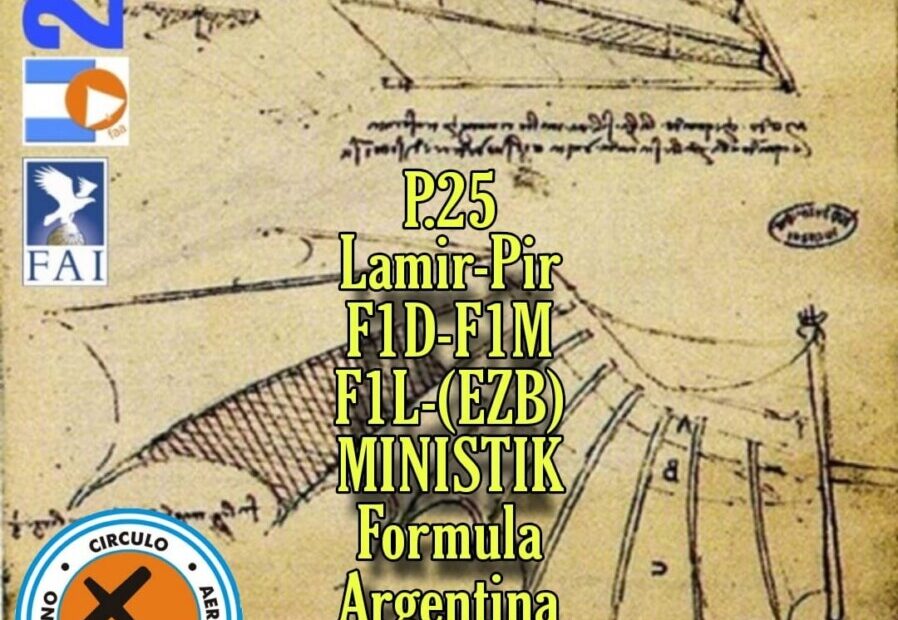 RESULTADOS 75° Concurso Nacional de INDOOR 2022 – Circulo Aeromodelista Rafaelino – Rafaela – Santa Fe – 19 al 21/11/2022