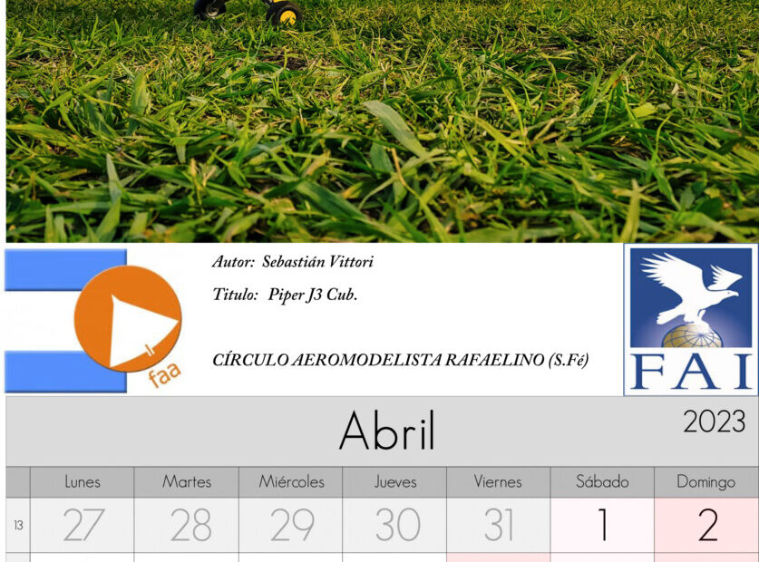 Bienvenido Abril, y que mejor que recibirlo con el Calendario de la FAA!!!!