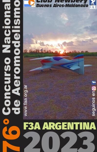 RESULTADOS 76° Concurso Nacional de Aeromodelismo – F3A – Club Aerom. Newbery – 10 al 12/03/2023