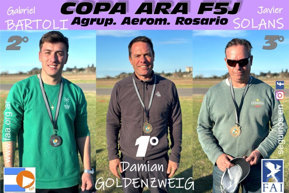 RESULTADOS F5J Copa ARA – Agrupación Rosarina de Aeromodelismo – Rosario 20/08/2023