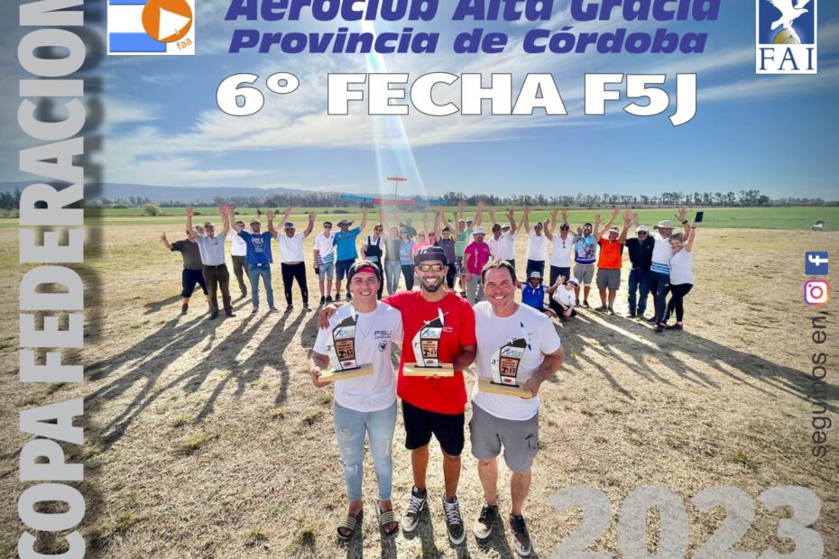 RESULTADOS 6° Fecha Copa Federación Argentina F5J FAI 2023 – Aeroclub Alta Gracia – Córdoba – 09 y 10/09/2023