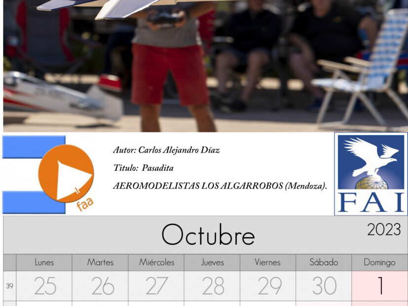 Bienvenido Octubre!!!! y que mejor que recibirlo con el calendario de la FAA