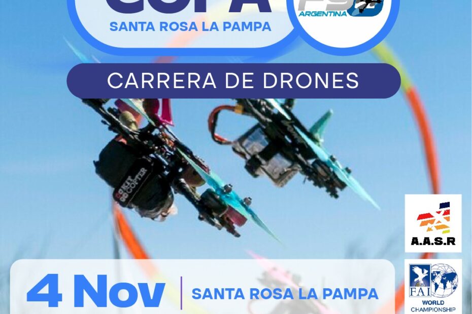 COPA Santa Rosa – F9U CARRERA DE DRONES – Agrupación Aeromodelista Santa Rosa – La Pampa – 04/11/2023
