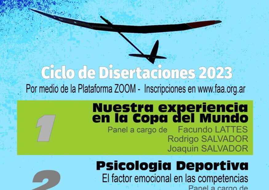 Ciclo de Conferencias FAA – Clinica Deportiva – Plataforma Zoom – Lunes 11/12/2023