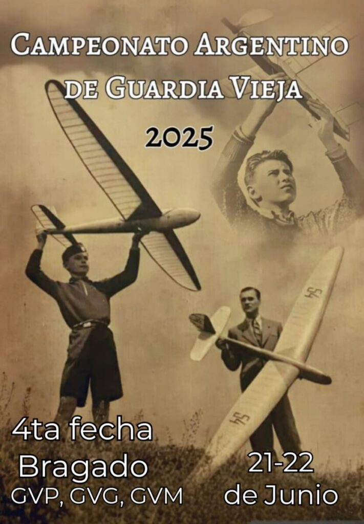 4° Fecha Campeonato Argentino de Guardia Vieja Vuelo Libre 2025 – Aeroclub Bragado – Pcia. Bs. As. 21 y 22/06/2025